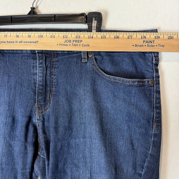 Signature by Levi Strauss & Co. Jeans Womens 18 Blue Denim 5-Pockets Skinny - Picture 14 of 16